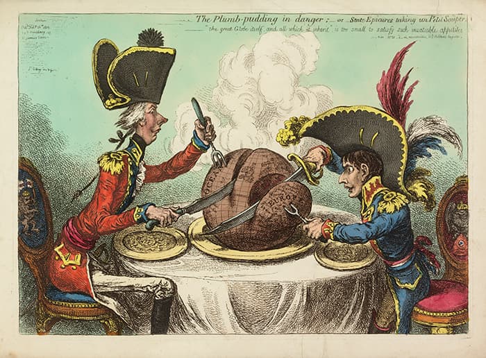 Satirical cartoon from the 19th century