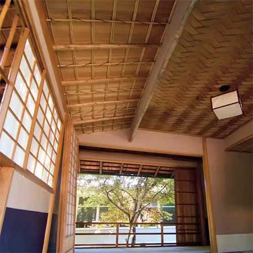 Interior of Japanese tearoom