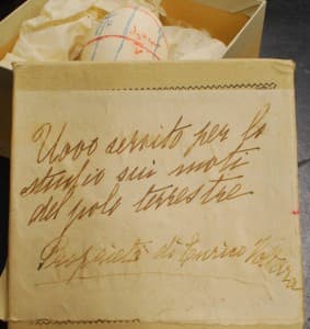 Box containing Volterra egg