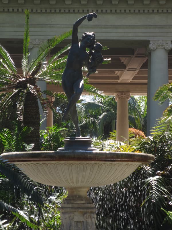 Bacchante fountain on The Huntington’s North Loggia