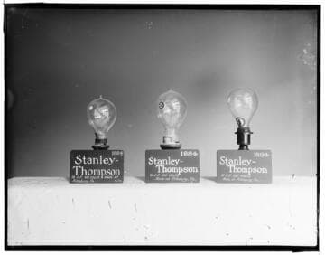 Stanley-Thompson Lamps from 1884