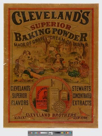 Cleveland’s superior baking powder made of grape cream of tartar