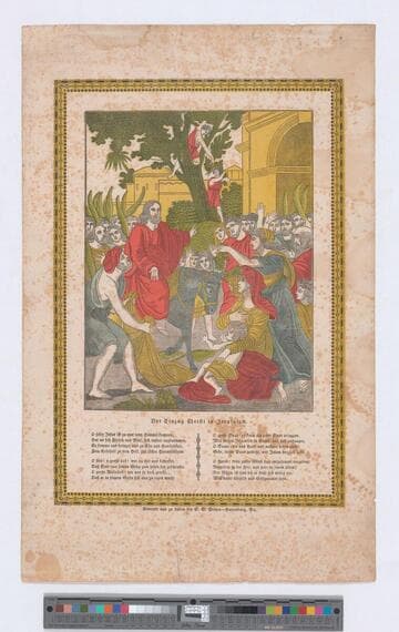 Der einzug Christi in Jerusalem