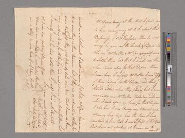 Letter from Matthew Campbell, Alexandria, to George Washington