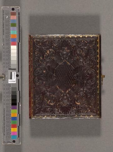 Portrait of a woman with hand-colored cheeks [Prentice-Stoddard-Saunders families?]