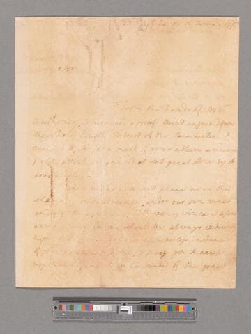 Letter from Martha Washington, Philadelphia, to Jonathan Trumbull Jr