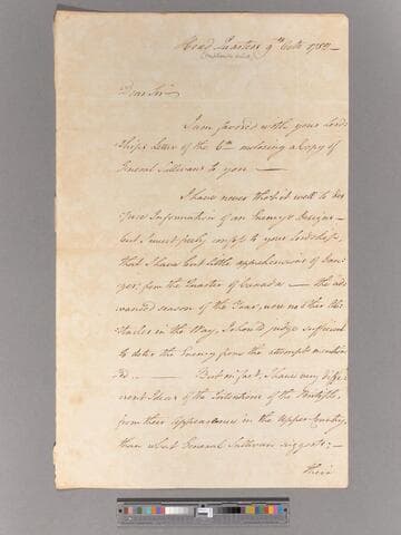 Letter from George Washington, headquarters Verplanck's Point, to Major General William Alexander, Lord Stirling