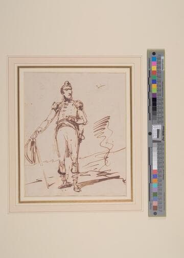 Figure Study; Man in Military Dress