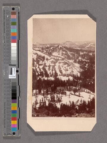 Anderson's Valley and Devil's Peak, from Emigrant Mountain. Western Summit