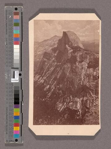 The Half Dome from Glacier Point. Yo Semite