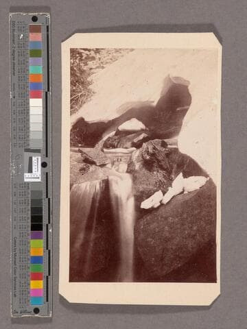 Melting of a Snow Bank, Scene on the Summit in August