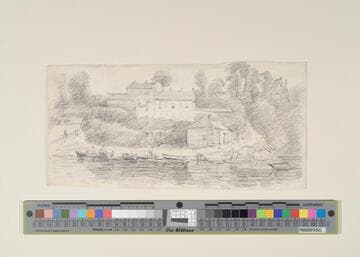 River Scene with Boats