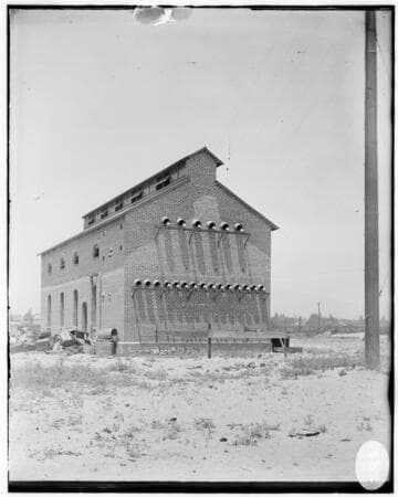 The exterior of the Colton Substation