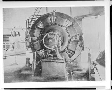 The Pioneer # AC Synchronous Motor at the Union Ice Company in Redlands