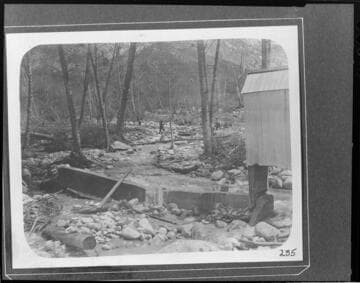 The headworks at Mill Creek #2 Hydro Plant