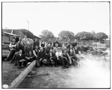 A group portrait of the O.H. Gang at Redlands