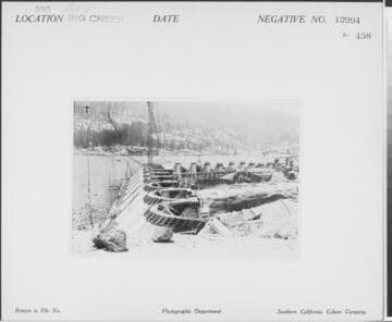 Big Creek, Florence Lake Dam