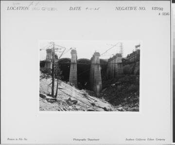 Big Creek, Florence Lake Dam - River Section, Florence Lake Dam