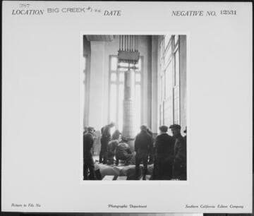 Big Creek #1 - Shaft dropped through Rotor into place