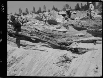 Big Creek - Mammoth Pool - Dewatering works downstream of cofferdam