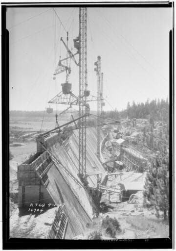 Big Creek, Shaver Lake Dam
