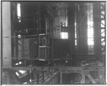 Long Beach Steam Station, Plant #3 - Installing boiler tubes