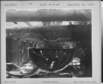 Long Beach Steam Station, Plant #2 - Discharge tunnel