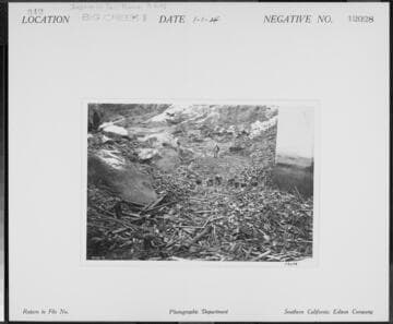 Big Creek Powerhouse #8 - Clean-up of debris in Powerhouse #8 tailrace