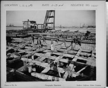 Long Beach Steam Station, Plant #2 - Intake close