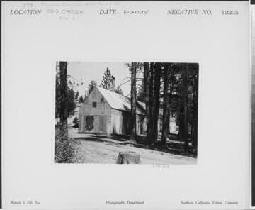 Big Creek, Florence Lake Dam - Powder Magazine near Adit 1 for Florence Tunnel, for over