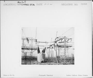 Newhall Switching Station - In Big Creek Transmission Line corridor