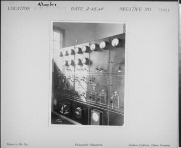 Alhambra Substation - interior