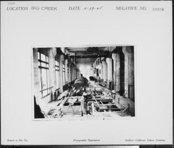 Big Creek PH#2 - Hydraulic installation