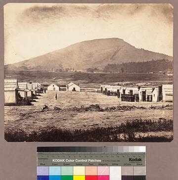 Close order Black Platoon Drill in Parade Plaza near Chattanooga, Tennessee