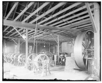 An interior view of the Los Angeles #1 Steam Plant