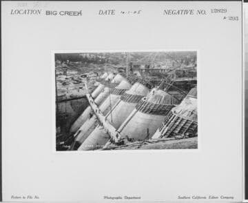 Big Creek, Florence Lake Dam