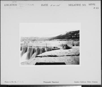 Big Creek, Miscellaneous - Florence Lake diversion dam