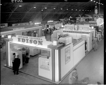 Edison booth at Pomona Fair