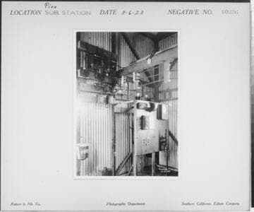 Piru Substation - Interior