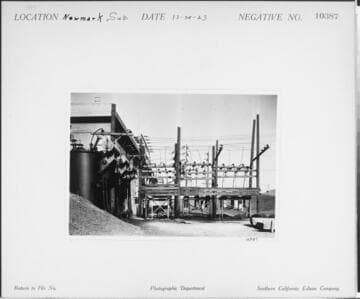 Newmark Substation - Rack behind station