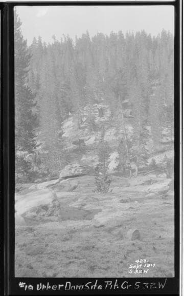 Big Creek Scenery - Sohier's investigation of future developments of Big Creek Project