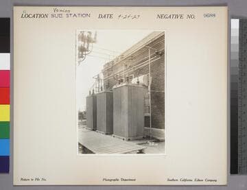 Venice Substation - transformer rack