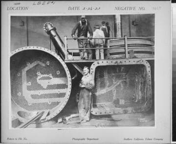Long Beach Steam Station, Plant #1 - Condenser & tubes