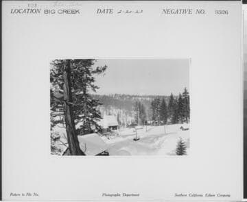 Big Creek, Florence Lake Dam