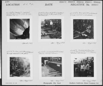Big Creek Powerhouse 2 & 2A - Cracked & unplated bucket from right-hand wheel