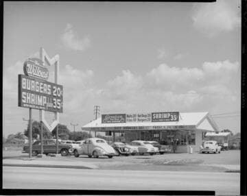 "The Willows" Hamburgers 20 cents