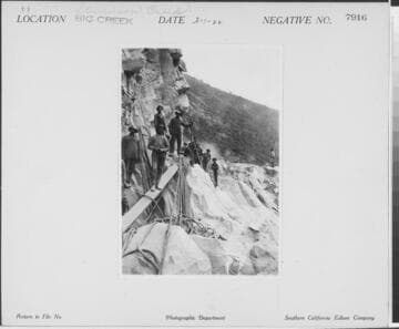 Big Creek, Stevenson Creek Test Dam - Close