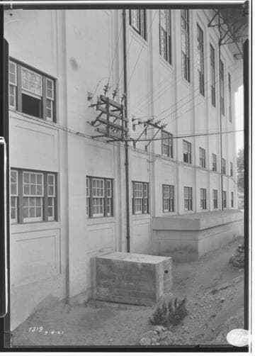 Location for Outdoor Substation at the back of Powerhouse #1