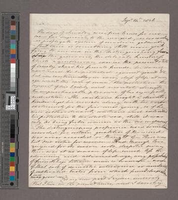 Edgeworth, Maria.  Letter to [Sir Francis Beaufort]