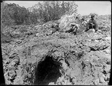 June Bug Tunnel and outcroppings